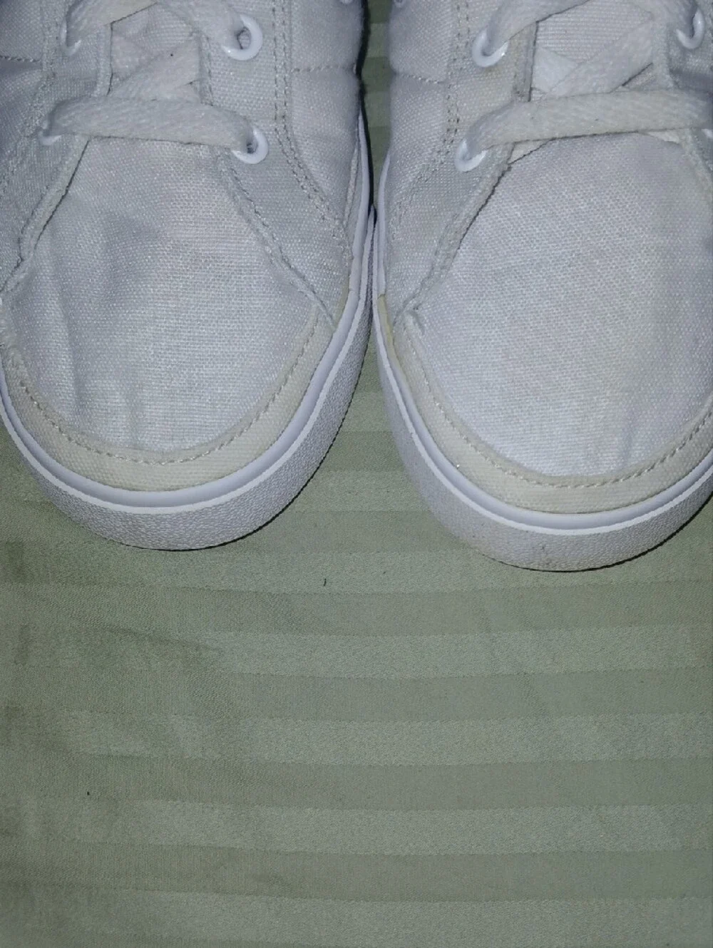 Nike Womens Court Legacy Mule White Canvas Sz: 9.5